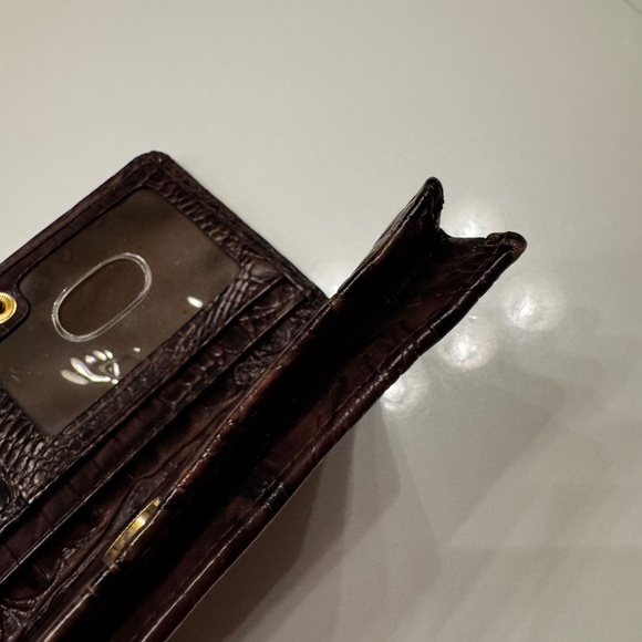 Brahmin Melbourne Collection Debra Crocodile-Embossed Wallet - Picture 7 of 10